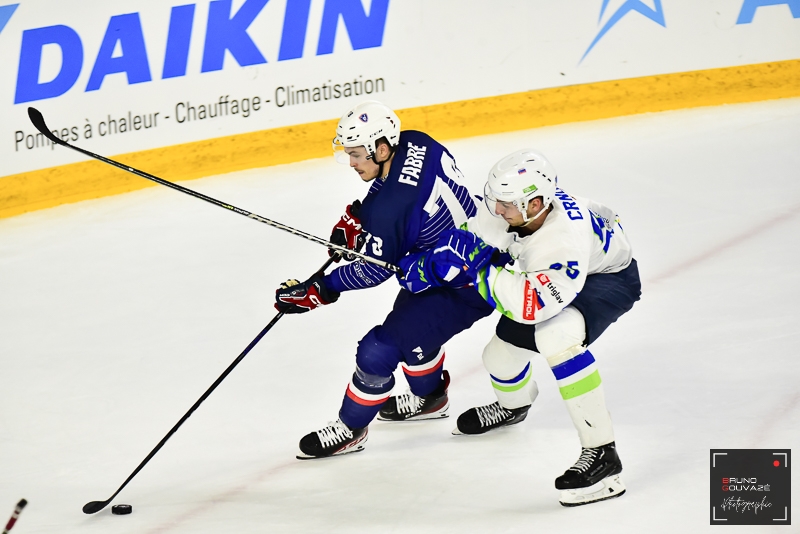 Photo hockey Equipes de France -  : France (FRA) vs Slovenie (SLO) - EDF  La France lemporte face  la Slovnie